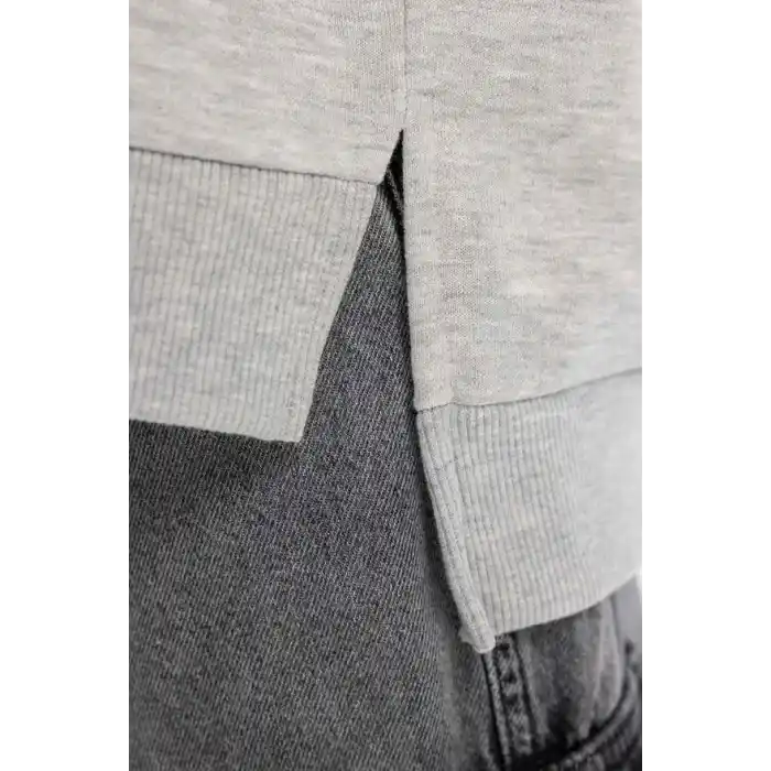 DeFacto Oversize Geniş Kalıp Kapüşonlu Sweatshirt