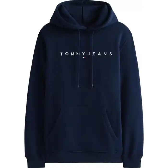 Tommy Jeans TJM REG LINEAR LOGO HOODIE EXT Sweatshirt Erkek