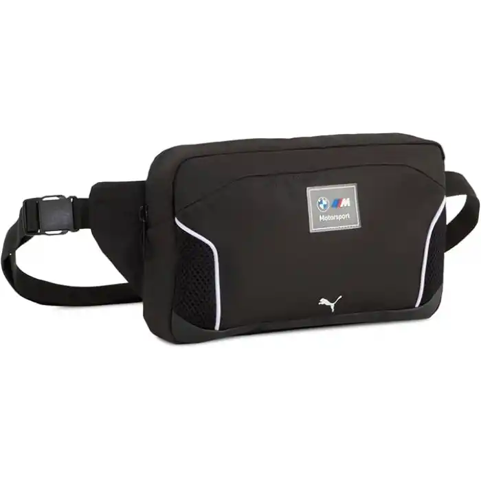 PUMA Unisex Yetişkin BMW MMS Large Waist Bag Bel Çantası PUMA Black Tek Beden