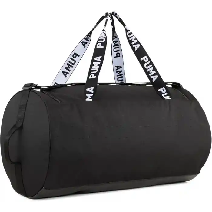 Puma AT ESS Barrel Bag Kadın Spor Çantası, PUMA Black, Tek Beden