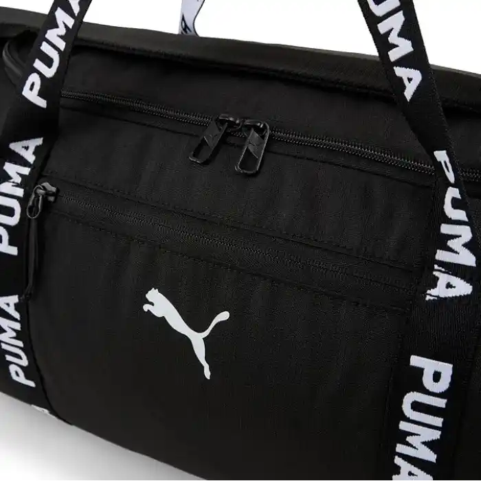 Puma AT ESS Barrel Bag Kadın Spor Çantası, PUMA Black, Tek Beden