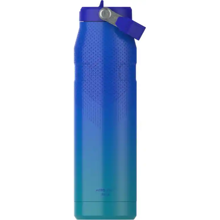 STANLEY IceFlow™ Aerolight™ Flip Straw 2.0 Pipetli Termos Su Şişesi 1.06 Litre - Pacific Hypergrip | Paslanmaz Çelik