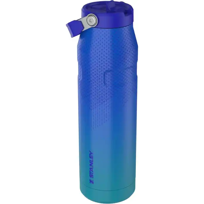 STANLEY IceFlow™ Aerolight™ Flip Straw 2.0 Pipetli Termos Su Şişesi 1.06 Litre - Pacific Hypergrip | Paslanmaz Çelik