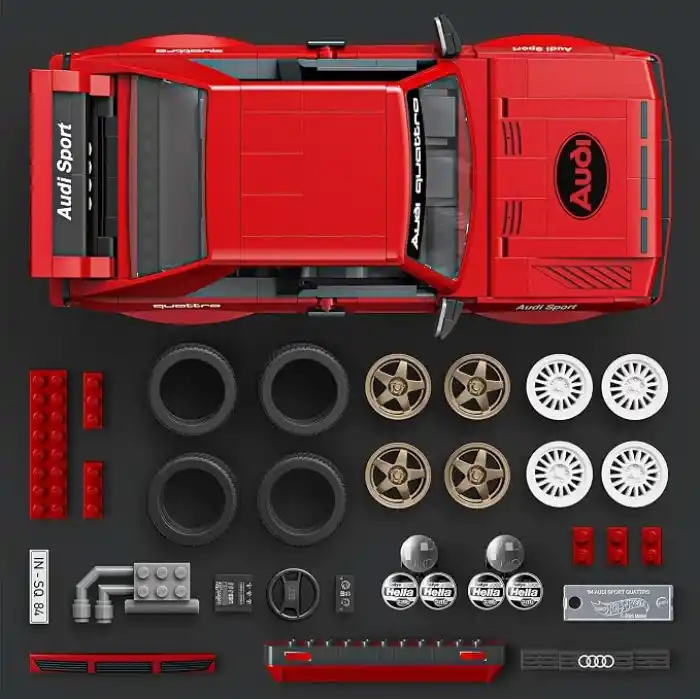Mattel Brick Shop™ Hot Wheels Elite Seri Audi S