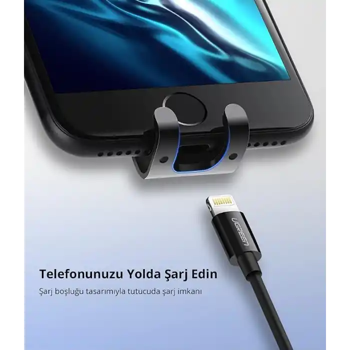 Ugreen Mekanik Araç İçi Telefon Tutucu Siyah
