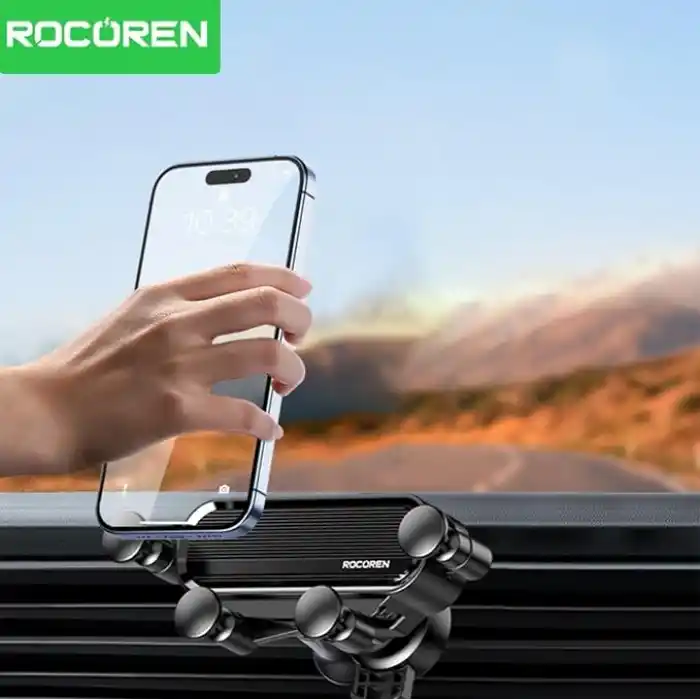 Rocoren Havalandırma Izgara Klipsli Araç İçi Telefon Tutucu