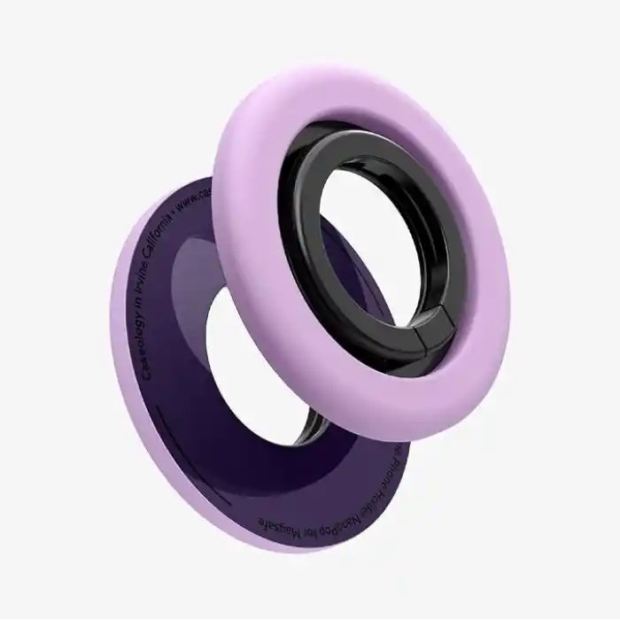 Spigen MagSafe Destekli Modeller ile Uyumlu Telefon Tutucu Halka Nano Pop Mag Fit Stand özellikli Purple - AMP09030
