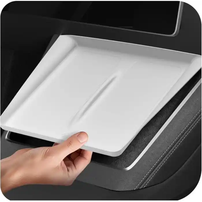 Spigen Tesla Model Y Juniper 2026-2025 Kablosuz Şarj Pedi Koruyucu Kaplama TO261JH White - ACP10032