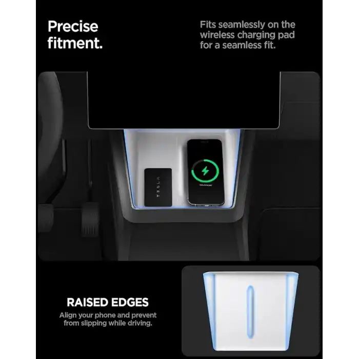 Spigen Tesla Model Y Juniper 2026-2025 Kablosuz Şarj Pedi Koruyucu Kaplama TO261JH White - ACP10032