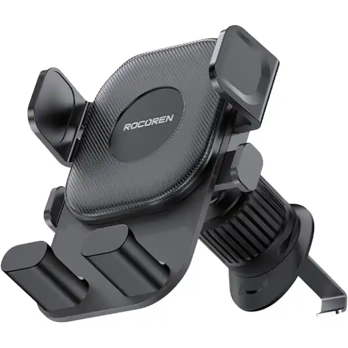 Rocoren Metal Kancalı Havalandırma Destekli Araç içi Telefon Tutucu
