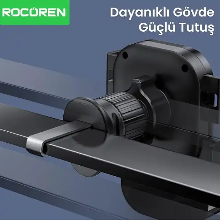 Rocoren Metal Kancalı Havalandırma Destekli Araç içi Telefon Tutucu