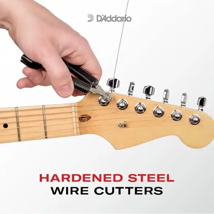Planet Waves DAddario Accessories Pro-Winder - Gitar Teli Sargısı, Kesici, Köprü Pimi Çekici, Üstün Ergonomik Hepsi Bir Arada Alet, Germe İçin, Siyah