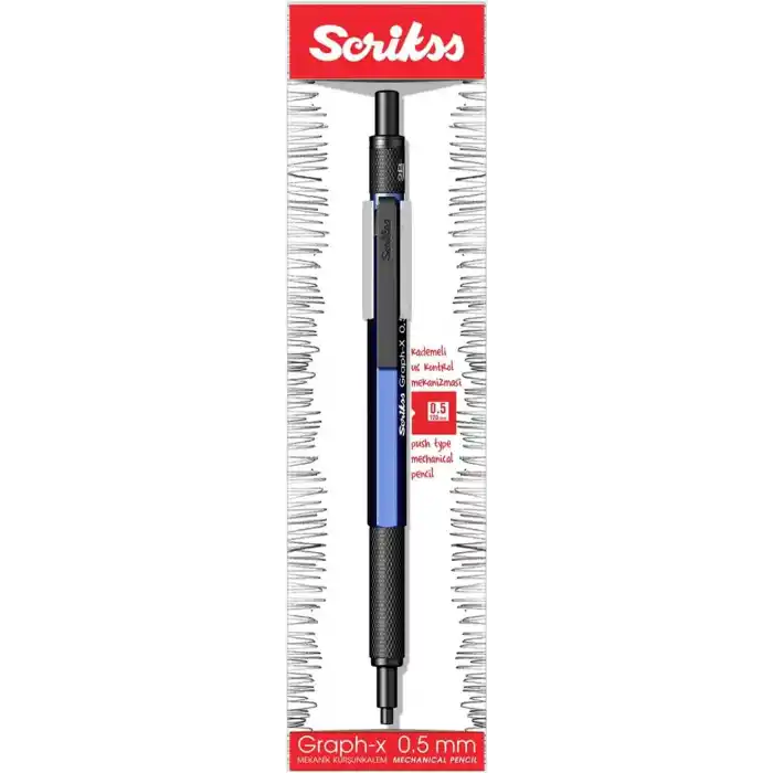 Scrikss Office Graphx Versatil Kalem 0.5 Mm Mavi