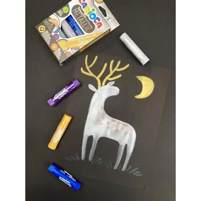 Carioca Temperello Stick Poster Boyama Kalemi Metalik 6Li
