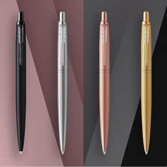 PARKER Jotter XL tükenmez kalem, tek renkli, paslanmaz çelik, orta kalem ucu, mavi mürekkep, hediye kutusu