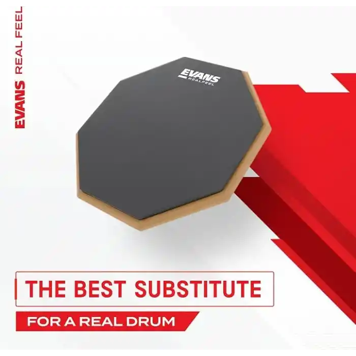 Evans RF12G RealFeel egzersiz pedi 30,48 cm (12 inç) tek taraflı