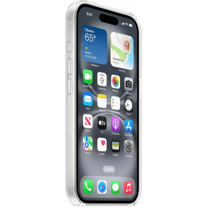 Apple iPhone 16 için MagSafe özellikli Şeffaf Kılıf ​​​​​​​