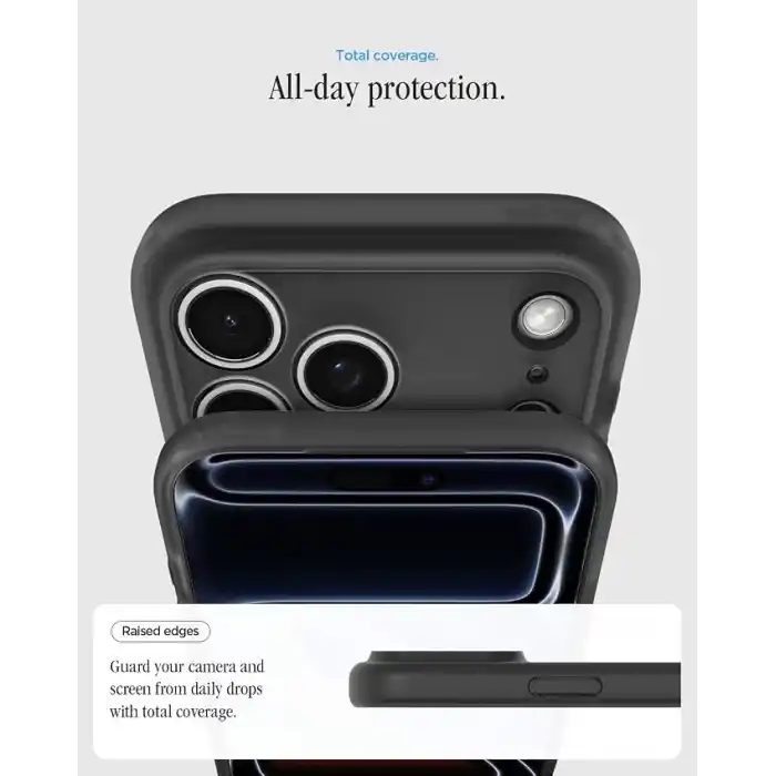 Spigen iPhone 18 Pro / 17 Pro ile Uyumlu MagSafe Kılıf Ultra Hybrid Mag Fit Classic Black - ACS10076