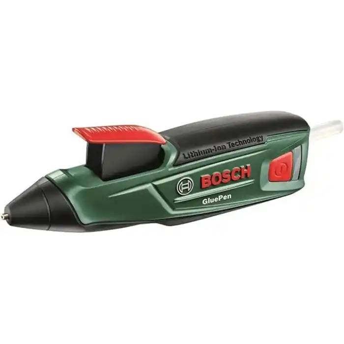 Bosch Home and Garden Akülü Tutkal Tabancası Gluepen (Mikro-Usb Şarj Imkani, 4 Adet Tutkal Çubuğu Dahildir, 3,6 Volt, Karton Kutuda)