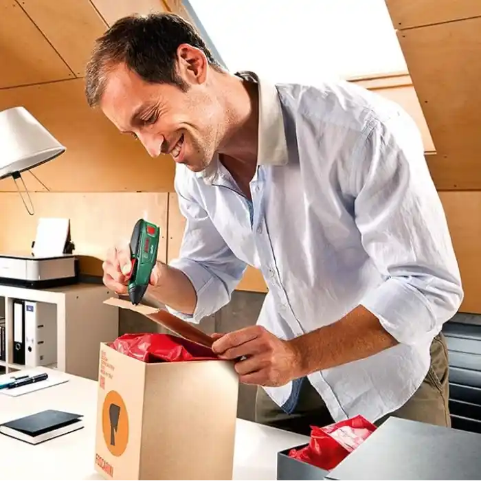 Bosch Home and Garden Akülü Tutkal Tabancası Gluepen (Mikro-Usb Şarj Imkani, 4 Adet Tutkal Çubuğu Dahildir, 3,6 Volt, Karton Kutuda)