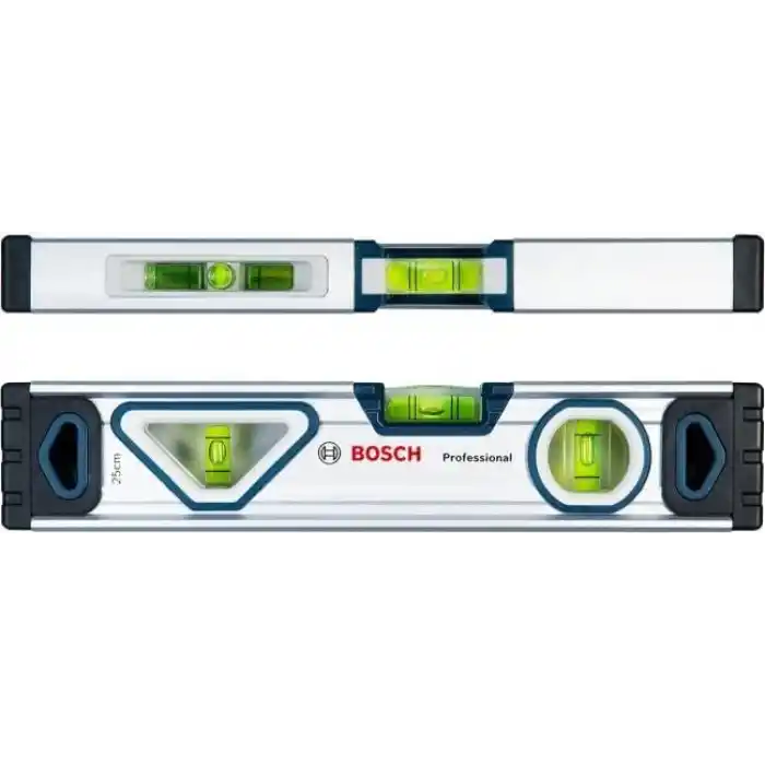 Bosch Professional Su terazisi 25 cm mıknatıs sistemli, çepeçevre okunabilir, alüminyum gövde, sağlam uç kapakları