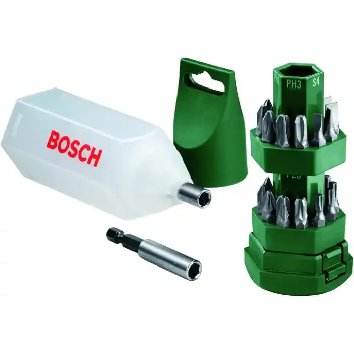Bosch Professional Accessories Vidalama Seti, Yeşil, 25 Adet