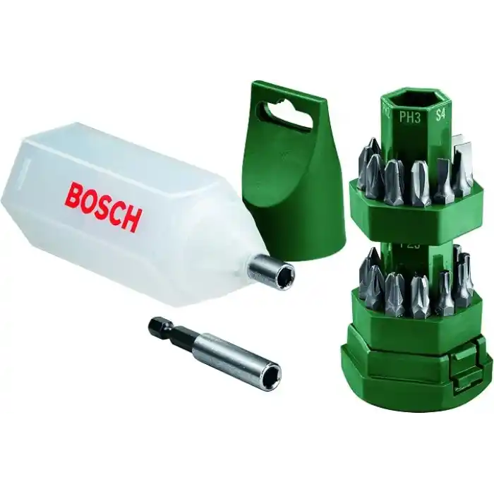 Bosch Professional Accessories Vidalama Seti, Yeşil, 25 Adet