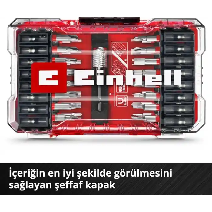 Einhell Orijinal M-CASE 33 Parça Bit Ucu Seti 49118903
