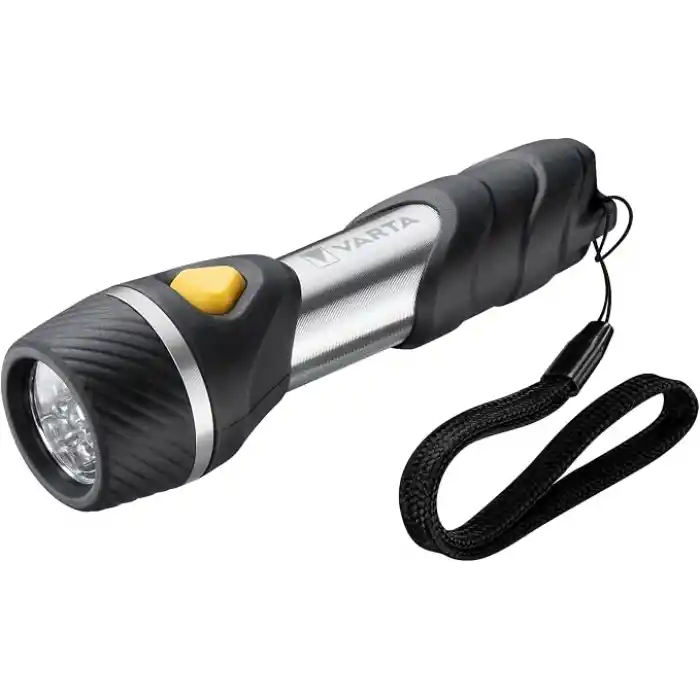 VARTA Day Light Multi LED F10 Taschenlampe mit 5 LEDs (inkl. 1xAA Longlife Power Batterie, ideal für Haushalt, Camping, Angeln, Garage, Notfall, Stromausfall, Outdoor)