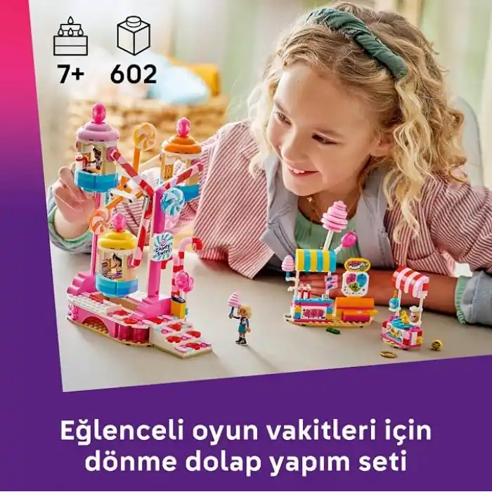 LEGO Friends Şeker ve Kapkek Dönme Dolabı 42700