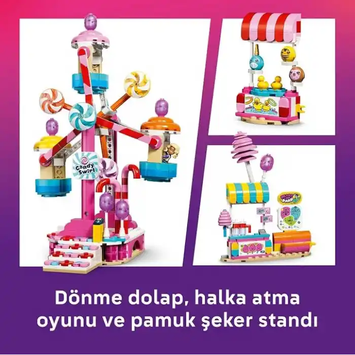 LEGO Friends Şeker ve Kapkek Dönme Dolabı 42700