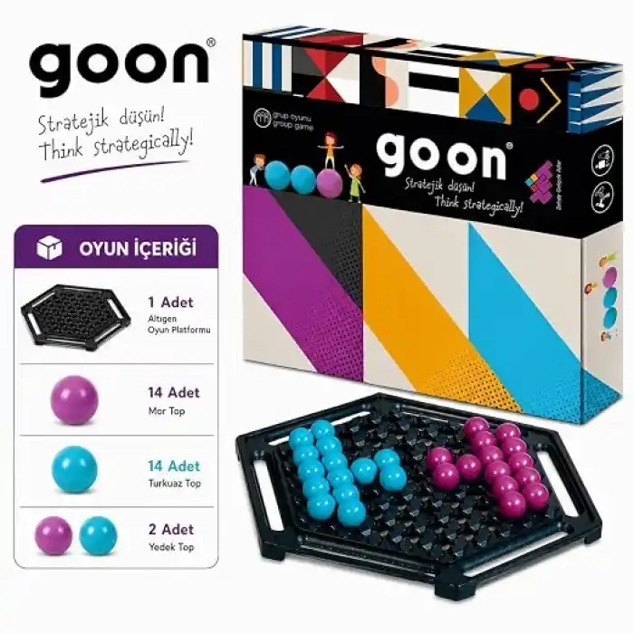 GOON Zeka ve Akıl Oyunu 6+ Yaş 2 Oyuncu