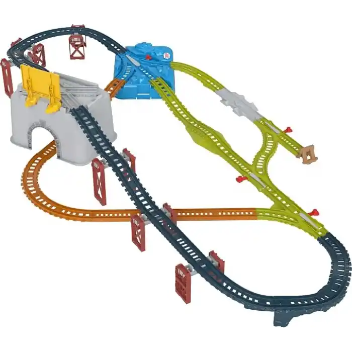 Mattel Thomas & Friends Oyuncak Tren Paleti Seti, Connect & Build Kovası, Kalıp Döküm ve Motorlu Trenler için 48 Parça Genişletme Paketi, Yaş 3+ Yıl, HNP81