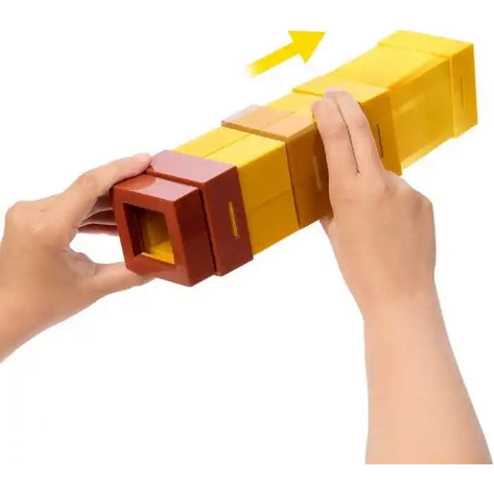 Piksel görüntü veren merceğe sahip Mattel Minecraft Oyuncak Dürbün, rol canlandırma oyunları ve kostümler için çocuklara uygun boyutlu aksesuar, JLK64