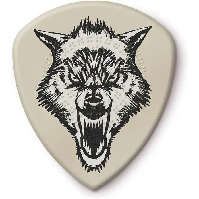 Jim Dunlop Dunlop Picks PH122P1.14 - Hetfield Beyaz Fang Akışı 1,14 mm - Oyuncu Paketi 6