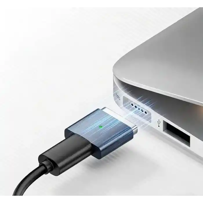 LivX Type-C to MagSafe 2 İle Uyumlu Dönüştürücü | 100W Hızlı Şarj Destekli | MacBook İle Uyumlu Çevirici Gri SF-2