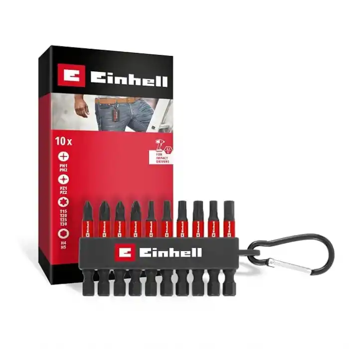 Einhell Orijinal 10 Parça Darbeli Bit Ucu Set 49118633