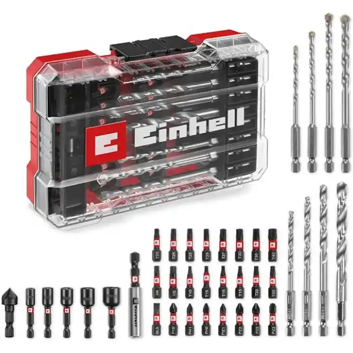 Einhell Orijinal M-CASE 39 Parça Darbeye Dayanıklı Aksesuar Seti 49108763