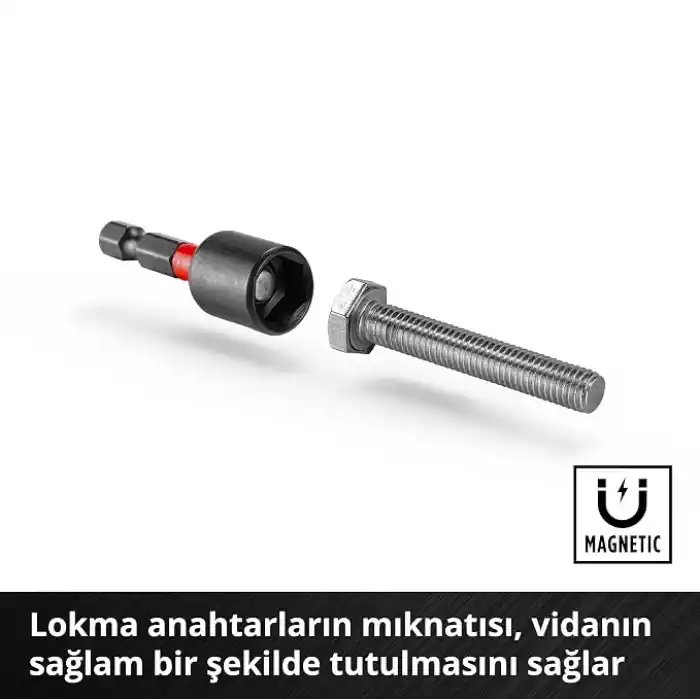 Einhell Orijinal M-CASE 39 Parça Darbeye Dayanıklı Aksesuar Seti 49108763