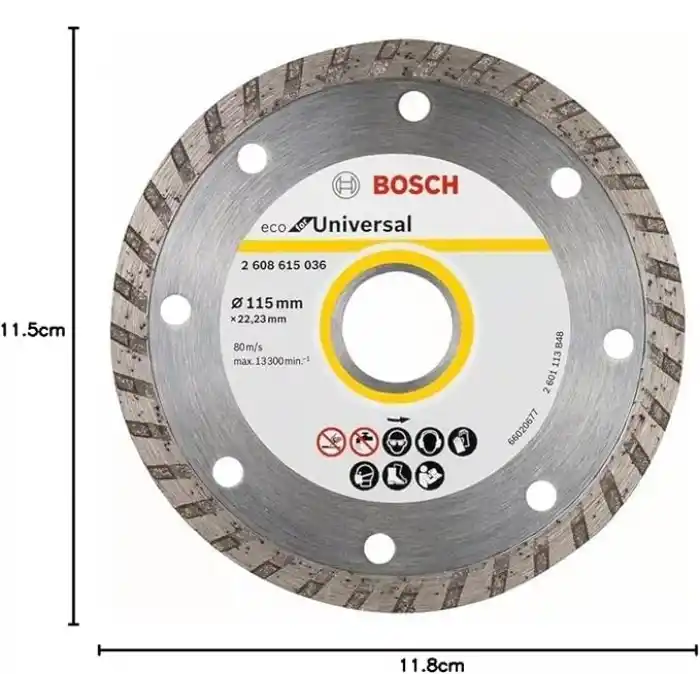 Bosch Professional Eco for Universal Elmas Kesme Diski-Küçük Avuç Taşlama Makineleri için