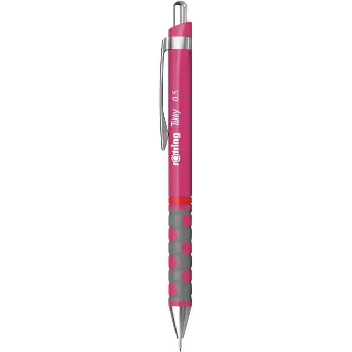 rOtring Tikky RD 0.5+Min Silgi Hediyeli - Ahududu Pembe