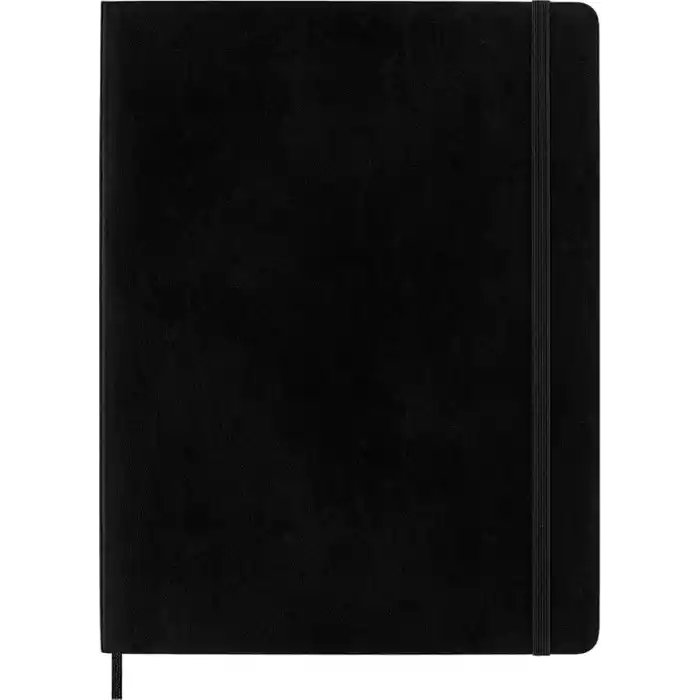 Moleskine Çizgili Siyah Defter XL Boy Yumuşak Kapak