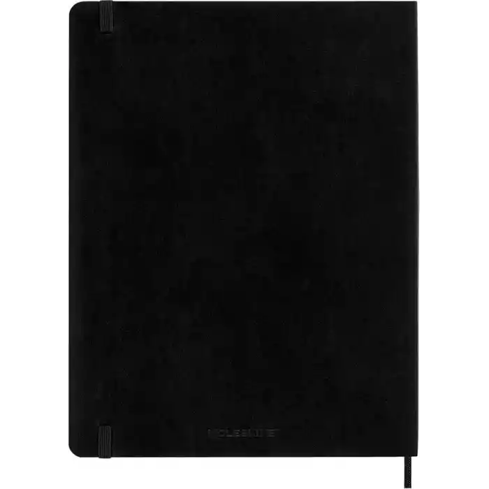 Moleskine Çizgili Siyah Defter XL Boy Yumuşak Kapak