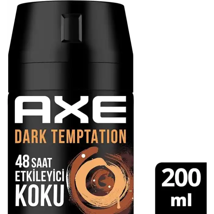 AXE Erkek Deodorant & Bodyspray Dark Temptation 48 Saat Etkileyici Koku 200 ml