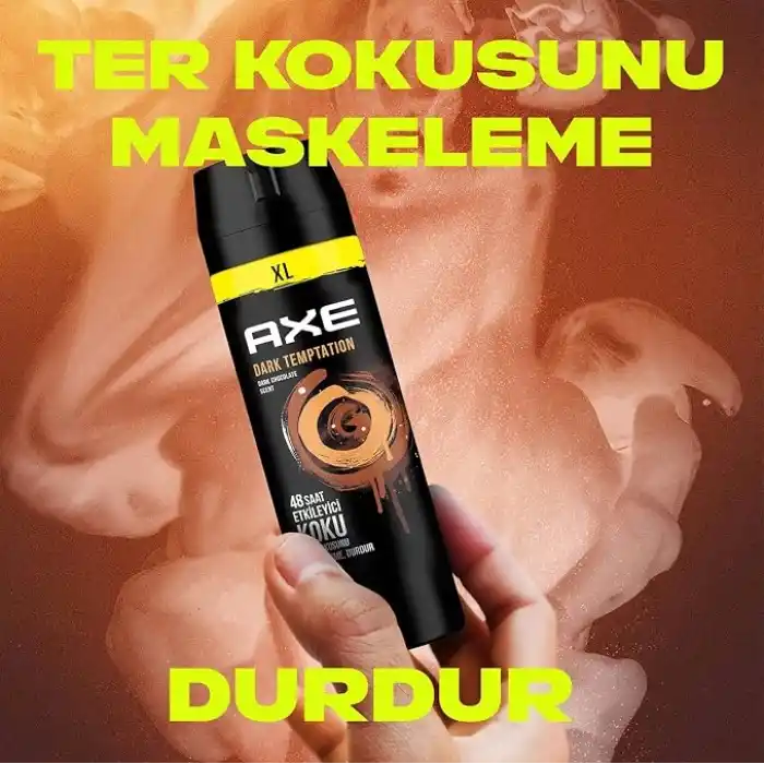AXE Erkek Deodorant & Bodyspray Dark Temptation 48 Saat Etkileyici Koku 200 ml