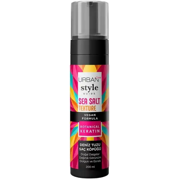 URBAN Care Style Guide Deniz Tuzu Doğal Dalga Sağlayan Şekillendirici Saç Köpüğü 200 ml- Vegan