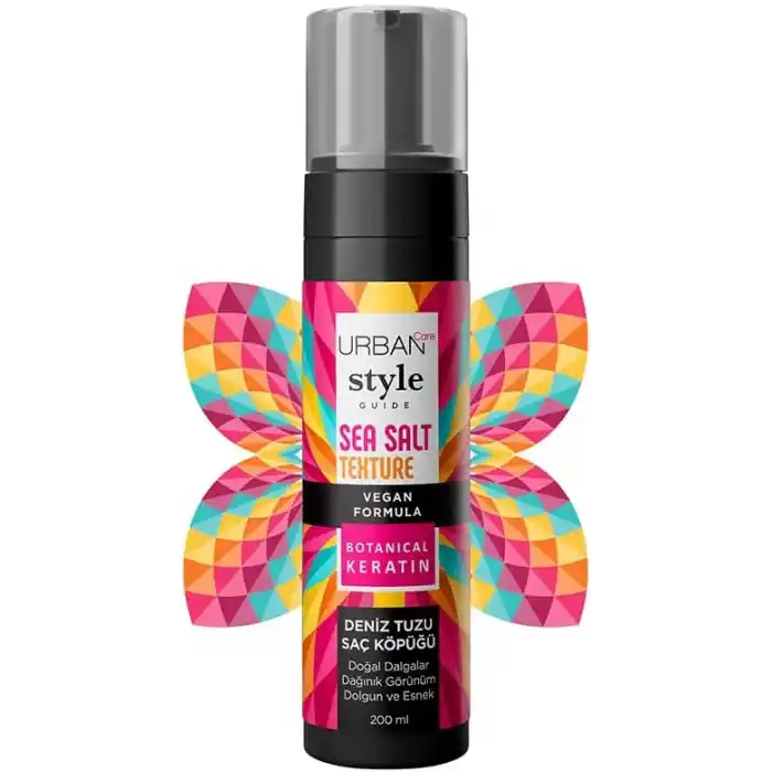 URBAN Care Style Guide Deniz Tuzu Doğal Dalga Sağlayan Şekillendirici Saç Köpüğü 200 ml- Vegan