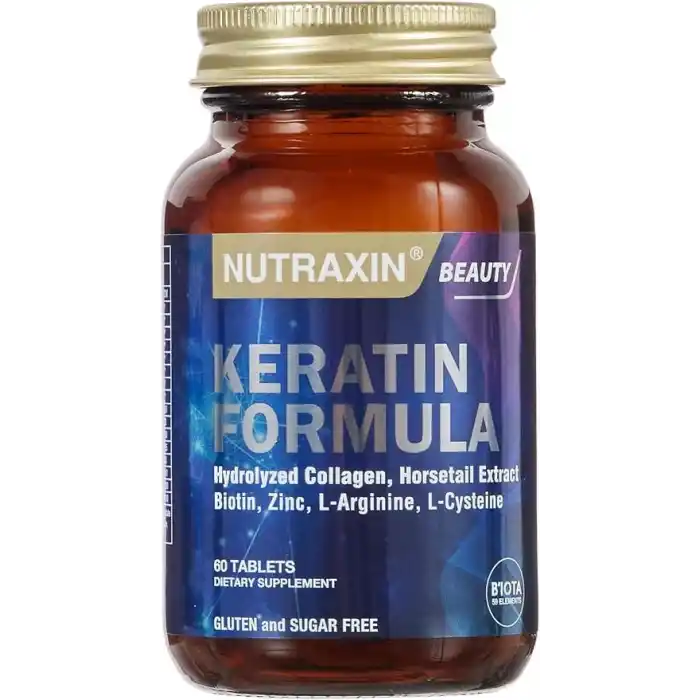 Nutraxin Beauty Keratin Formula 60 Tablet Takviye Edici Gıda