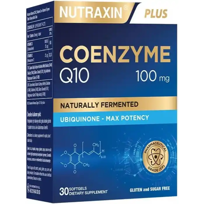 NUTRAXİN NUTRAXIN KOENZIM Q10 TABLET 1 Paket(1 x 30 Kapseln), 0.08 kg