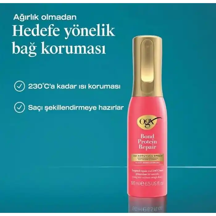 OGX Bond Protein Repair Isı Koruyucu Sprey 193 ml